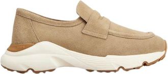 Tod's Tods Womens Suede Leather Loafers - Tan - Size EU 40