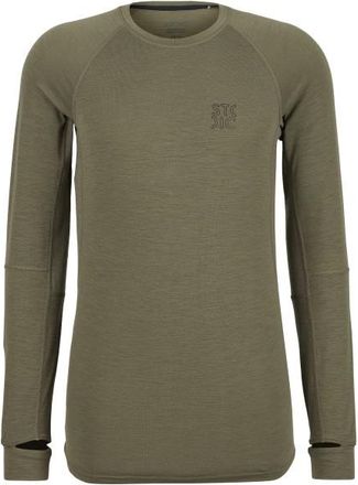 Stoic MerinoMesh150 SadjemSt. L/S Merinoshirt f&uuml;r Herren | oliv