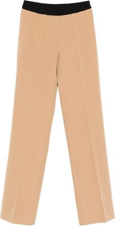 Ermanno Scervino Pantaloni con vita elasticizzata - Marrone