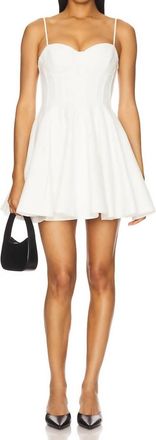 Astr Fenna Textured Corset Mini Dress In White