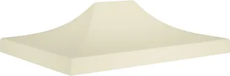 vidaXL Techo De Carpa Para Celebraciones Color Crema 4,5x3 M 270 G/m&sup2; Vidaxl Crema
