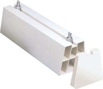 No Brand Soporte de suelo para unidad exterior D80 x H80 x W350mm