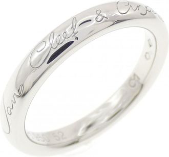 Van Cleef & Arpels Platinum 950 Band Ring (Pre-Owned)