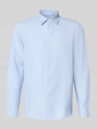 Selected Regular Fit Freizeithemd aus Leinen-Baumwoll-Mix Modell CLAY LINENBLEND in Hellblau, Gr&ouml;&szlig;e XXL