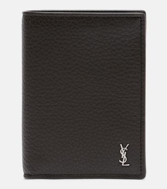 Saint Laurent Portafoglio Cassandre in pelle