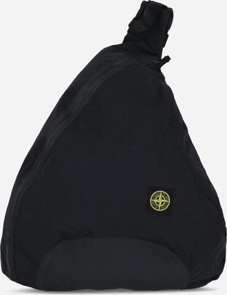 Stone Island Aluminium Tela Crossbody Bag Black