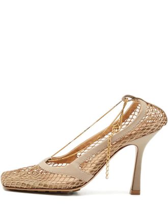 Bottega Veneta square-toe pumps - Neutrals
