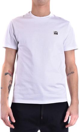 Neil Barrett Short-Sleeved Crew Neck T-Shirt With Embroidered Detail