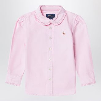 Polo Ralph Lauren Camicia rosa con volant