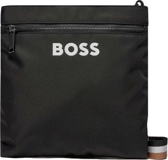 HUGO BOSS Mens Authentic Messenger Bag - Black - One Size