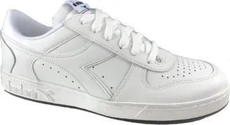 Diadora Magic Basket Low Sneakers - Heren - Sneakers - Wit - 45 EU - Leer - Schoenen