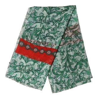 Dolce & Gabbana Foulard de Seda Estampado Floral - Accessories - Mujer - Multicolor - ONE SIZE