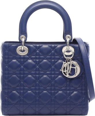 Dior Pre-owned Dior Medium Lambskin Cannage Lady Dior Ladies VXNTQOBWOLTRKWQU