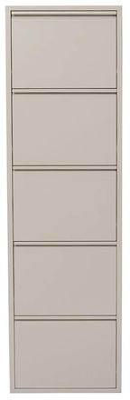 Kare Design Zapatero de 5 compartimentos crema