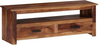 vidaXL Mueble De Tv De Madera Maciza 118x30x40 Cm Vidaxl