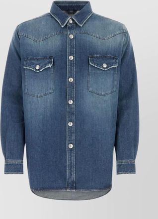 Burberry denim loose-fit shirt