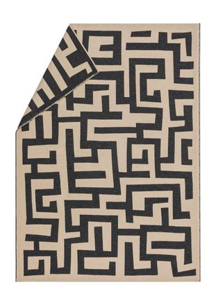 Schubiger M&ouml;bel Plaid Luca Labyrinth Natur 140x200 cm