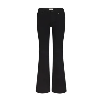 Frame Denim Jeans, Dames, Zwart, W26, Katoen, The Flare