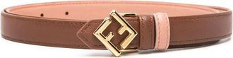 Fendi FF Diamonds belt - Brown