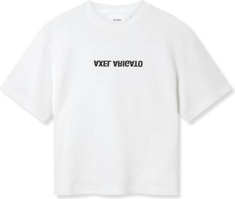 Axel Arigato Distort T-Shirt - Dames - T-shirts - Wit - XL - Katoen - Tops