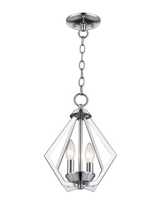 Livex Lighting Livex Prism 2-Light CH Mini Chandelier/Ceiling Mount