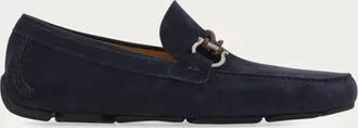 Ferragamo Men Gancini ornament driver Blue Size 10.5