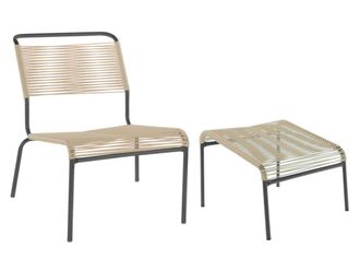 Schubiger M&ouml;bel Lounger + Hocker S&auml;ntis