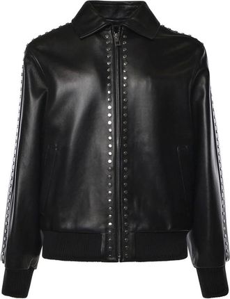 Loewe Bomber Jacket in Nappa Lambskin - male - Loewe - Bomber Jackets - Black - M - Jackets