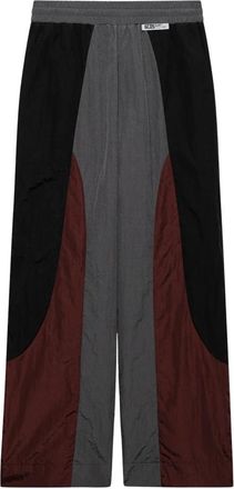 GCDS Color Block Trackpants - Heren - Sweatpants - Rood - S - Nylon - Broeken