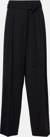 The Row Lonan virgin wool wide-leg pants