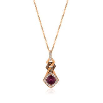 Le Vian Ladies Chocolatier Necklaces set in 14K Strawberry Gold