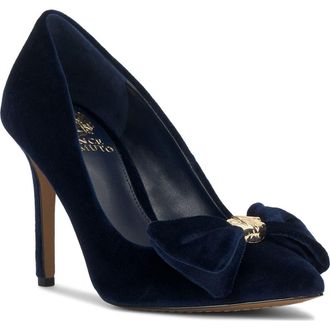 Vince Camuto Haylez Pointed Toe Pump in Deep Navy at Nordstrom Rack, Size 6.5