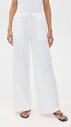 Ciao Lucia Ermmano Wide Leg Pants In White