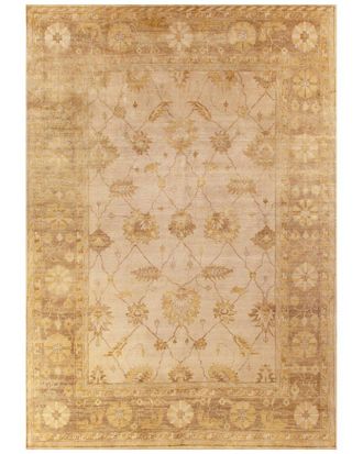 Exquisite Rugs Antique Weave Oushak Hand-Knotted New Zealand Wool Rug