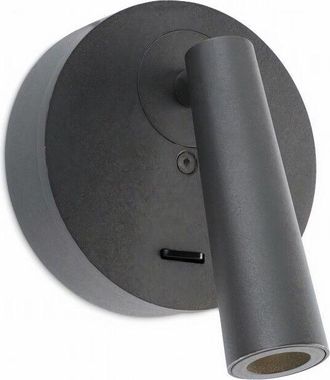 Leds - C4 Luz de lectura gamma mix&match round led 2.2w 2700k gris urbano 137lm