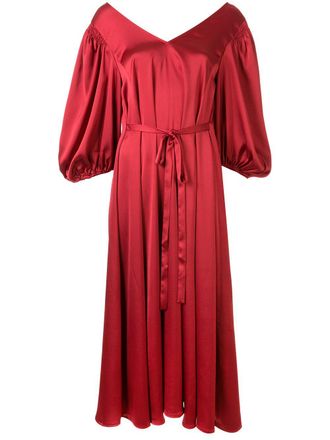 Stine Goya Vestito midi Marlen - Rosso