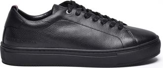 Tommy Hilfiger Black Premium Cupsole Sneakers