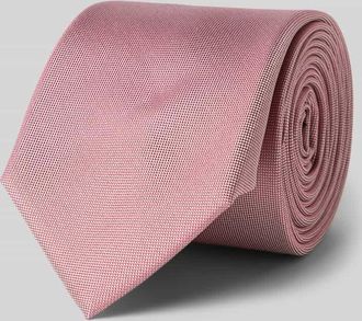 Blick. Krawatte aus reiner Seide in Altrosa, Gr&ouml;&szlig;e 1