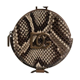 Dolce & Gabbana Dames, Accessoires, Bruin, Maat: ONE Size Leer