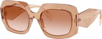 Prada Sunglasses, female, Brown, Size: 54 MM B23S Sunglasses