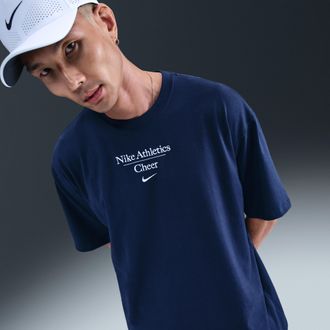 Nike Mens Cheer Max90 T-Shirt in Blue | APS566NACH-CNV