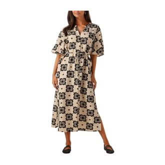 Object Object, Dames, Jurken, Beige, Maat: S