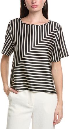 Vince Camuto Crewneck Cropped Blouse