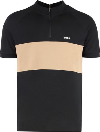 HUGO BOSS Stretch Cotton Piqué Polo Shirt