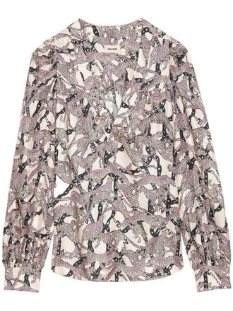 Zadig&Voltaire Top Telia Wild Chains - Toni neutri