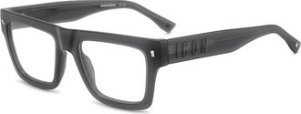 Dsquared2 Mode Bril Icon 0023 KB7 - Heren - Brillen - Grijs - 53 MM - Accessoires