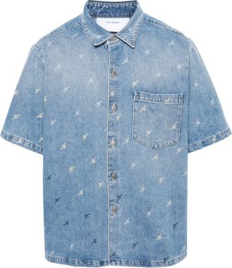 Axel Arigato Miles denim shirt - men - Cotton - S - Blue