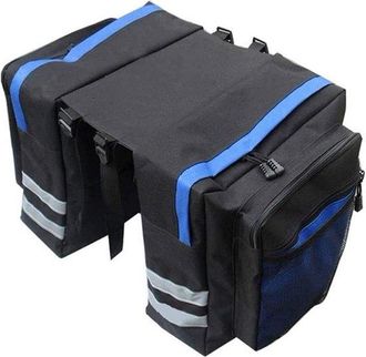 OEM Bolsa Doble Para Bicicleta - Impermeable / Amplio Espacio Para Equipaje - Compras De Bicicletas
