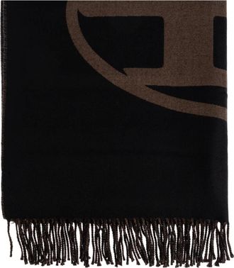 Diesel Sjaal S-Tevie - Heren - Wintersjaals - Zwart - ONE Size - Accessoires