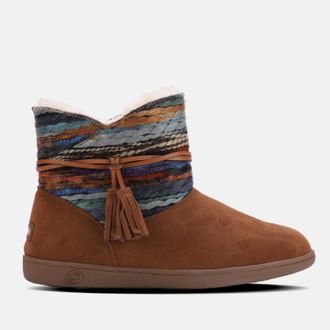 Lamofootwear Womens Jacinta Suede Ankle Boot In Chestnut